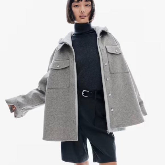 H&M | Women's Oversized Shacket - Picture 8 of 10